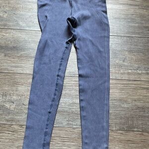 Zella Navy Ribbed Leggings. Item # 11371